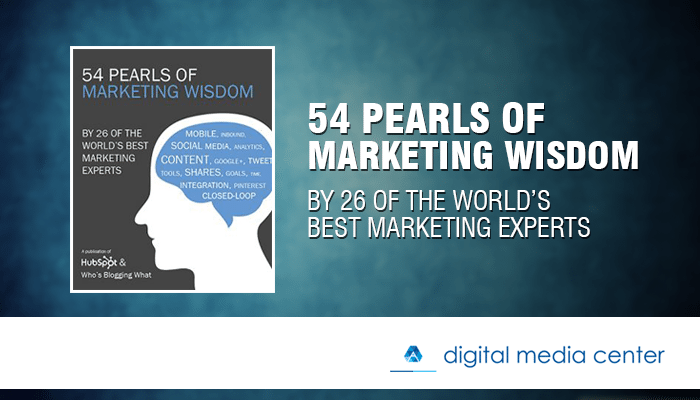 54 Pearls of Marketing Wisdom